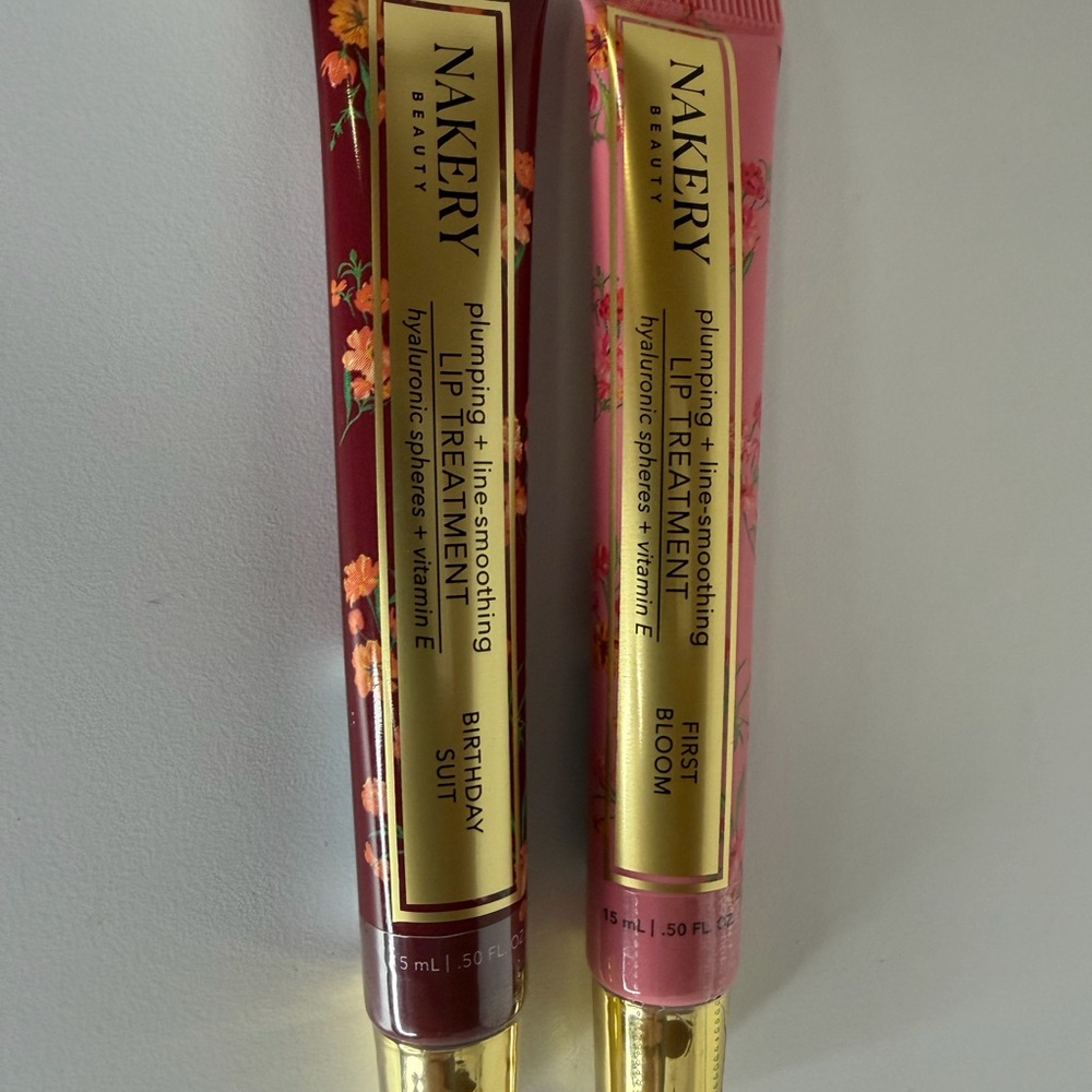 Nakery Beauty Lip Treatment Duo - Birthday Suit & First Bloom
